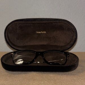 TOM FORD TF 5712-B 001 Black EYEGLASSES FRAME 50-15-140mm B36mm Italy